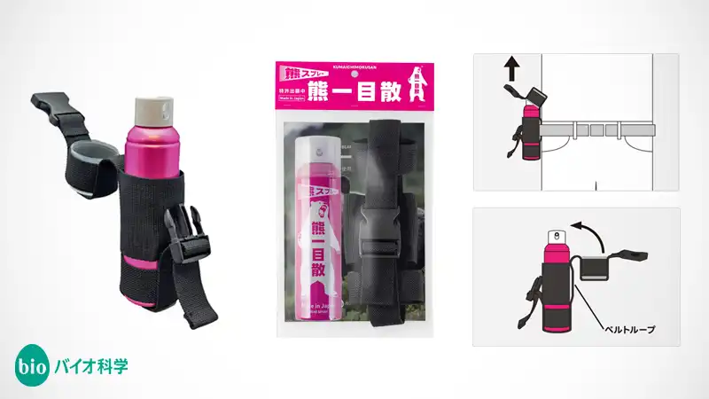 携帯は合法？国産クマ撃退スプレー『熊一目散』とEPA基準の話イメージ03